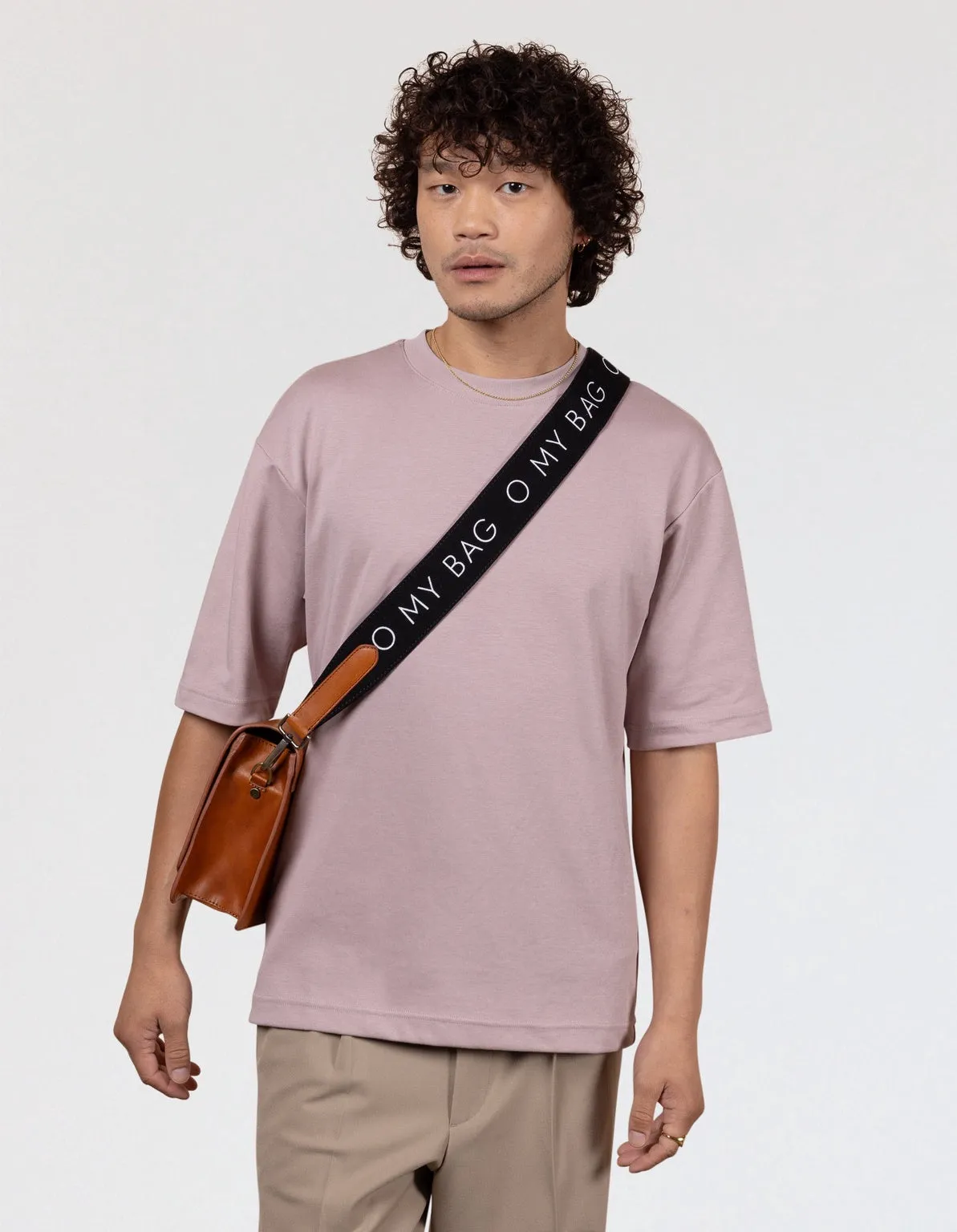 Canvas Logo Strap Black & Cognac Classic Leather sold by Ivalo.com product image thumbnail 3