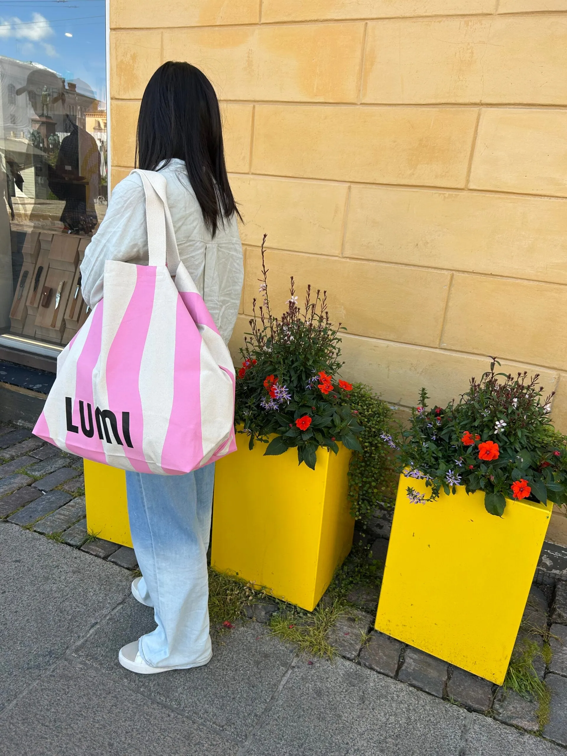 Oversized Canvas Tote Natural sold by Ivalo.com product image thumbnail 4