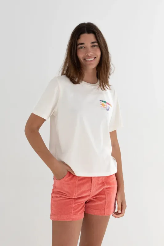 Alcudia T-Shirt Off White made by TWOTHIRDS