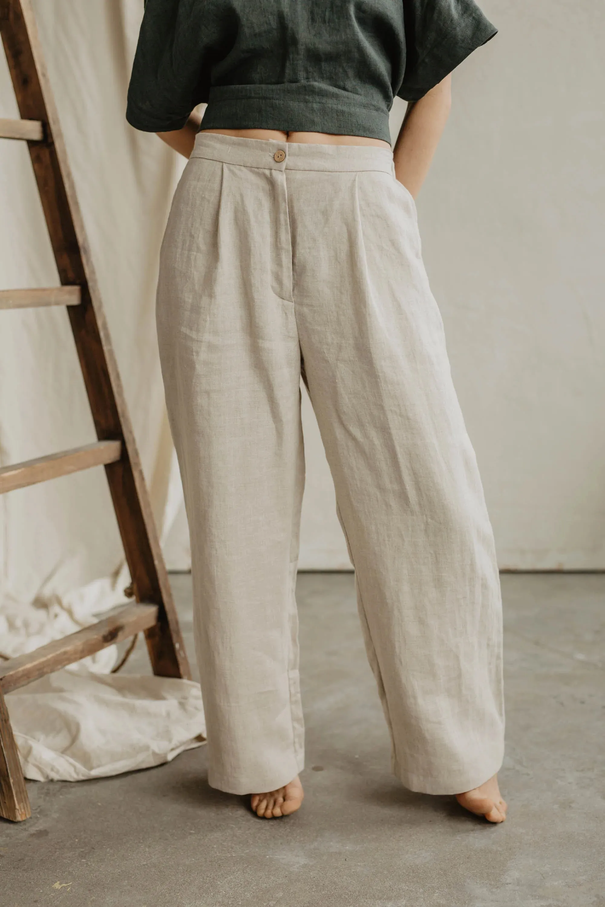 Hazel Linen Pants sold by Ivalo.com product image thumbnail 2