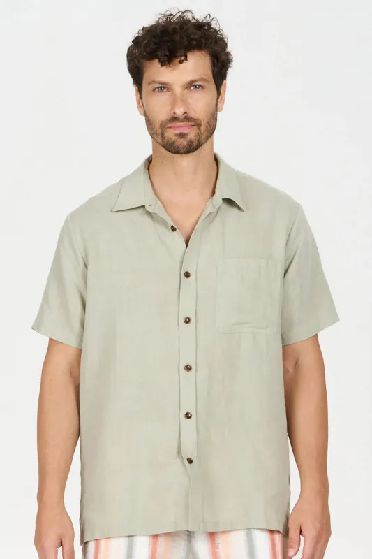 Loyle Shirt Sage Green made by Ivalo.com