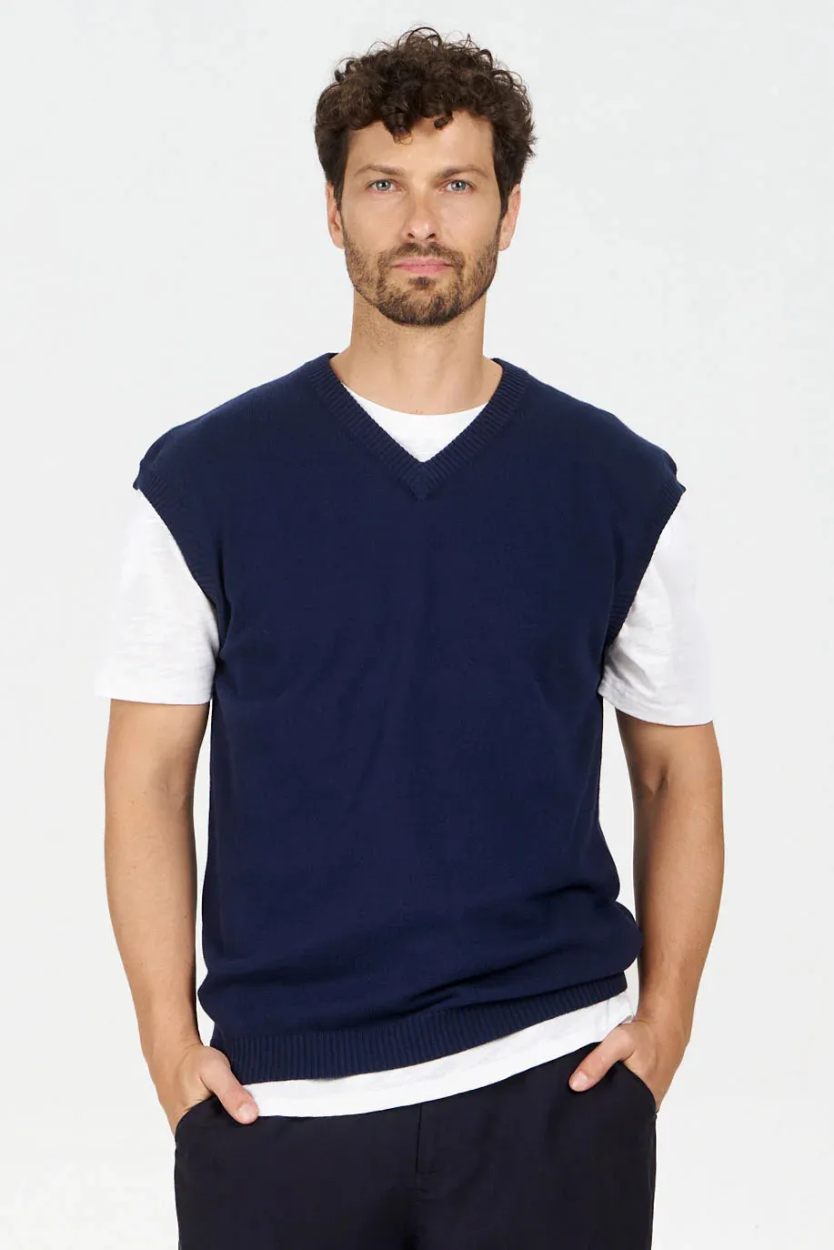 Aslo Vest Navy Blue sold by Ivalo.com