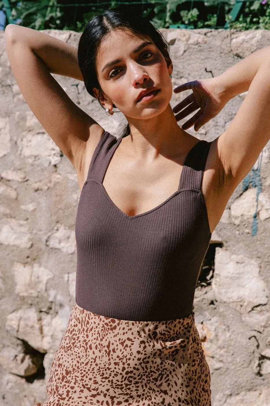 Alysse Bodysuit Brown sold by Ivalo.com