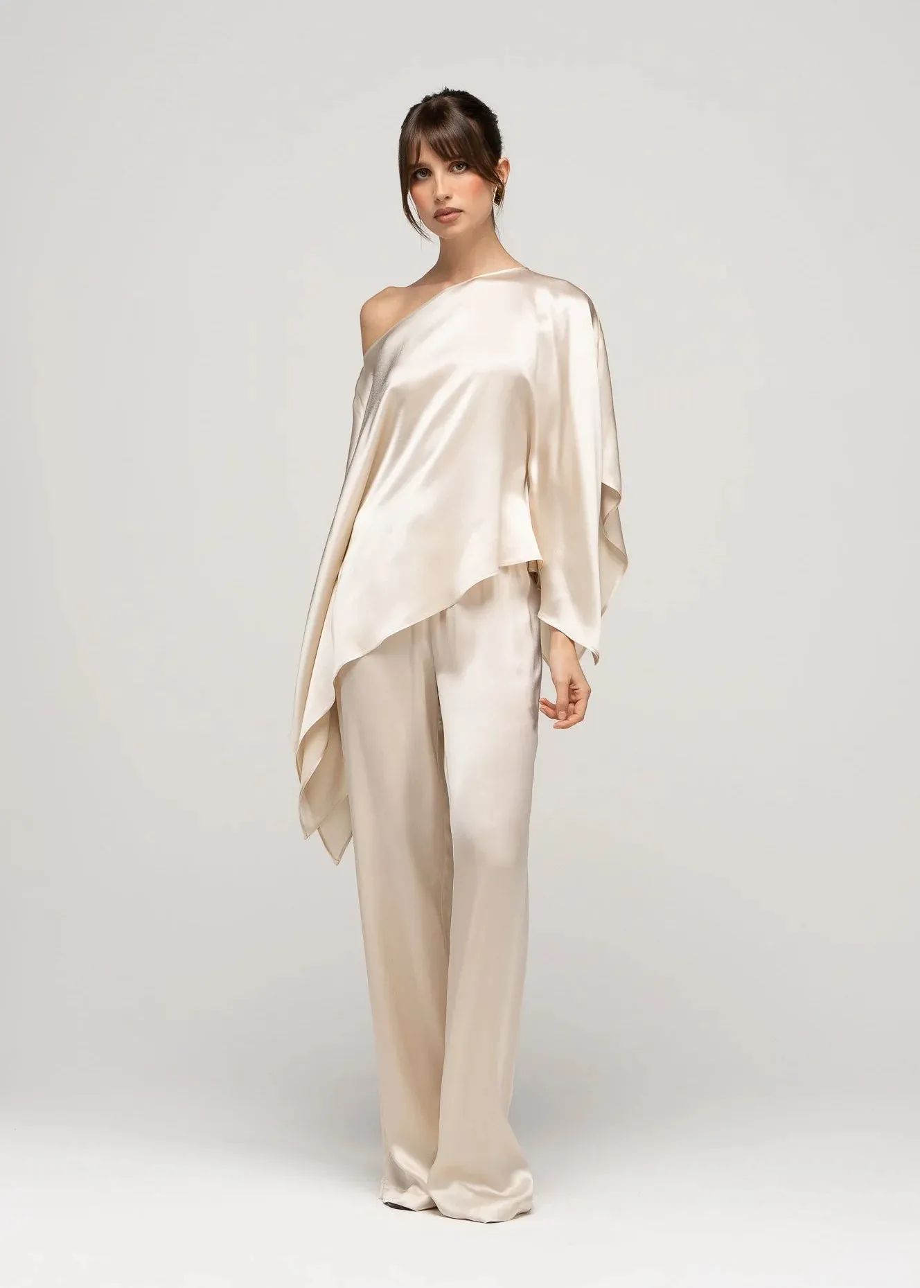 Giulia Satin Cape Top Champagne Beige sold by Ivalo.com product image thumbnail 4