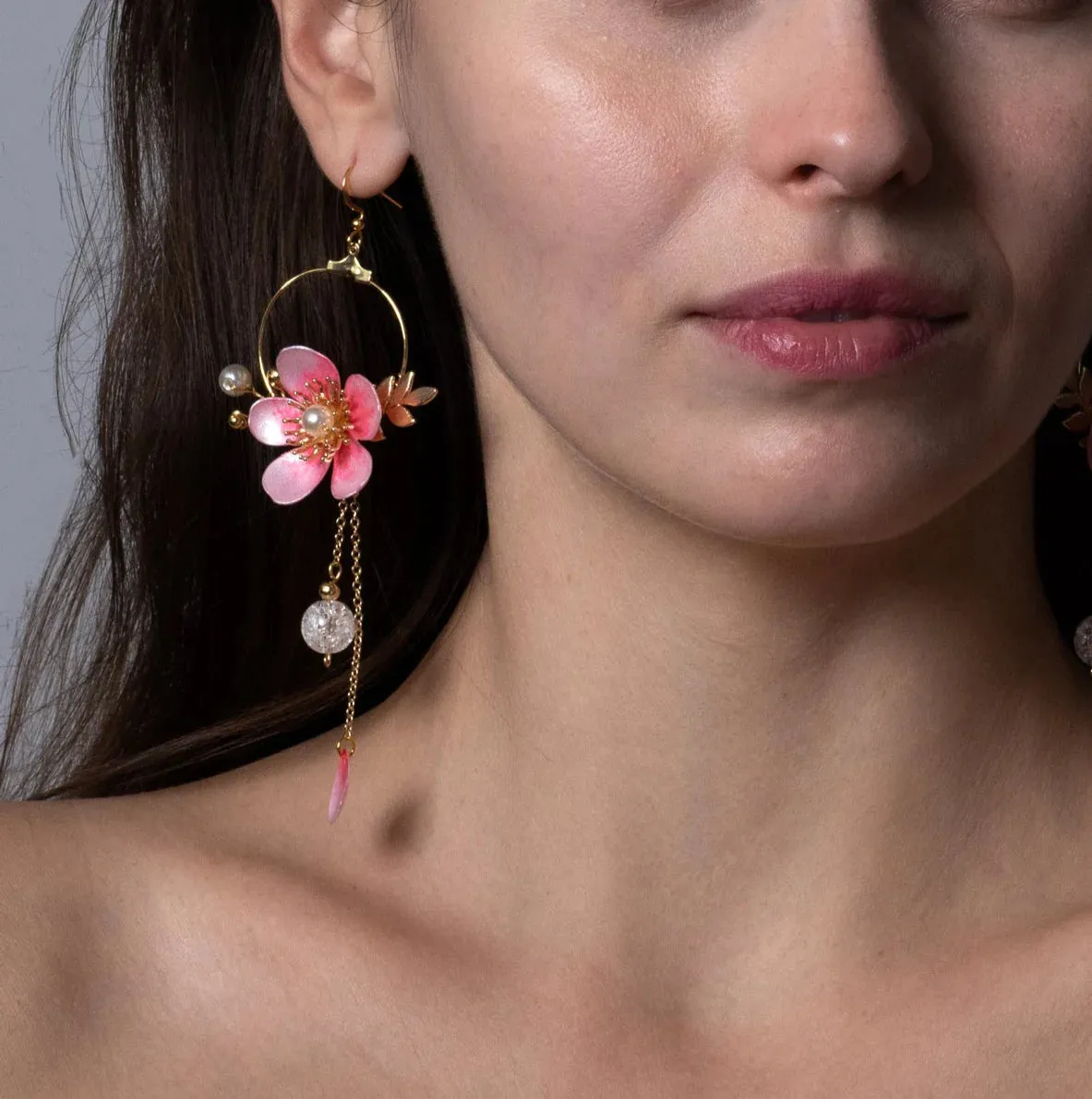 Sakura Moon Earrings Pink sold by Ivalo.com product image thumbnail 4