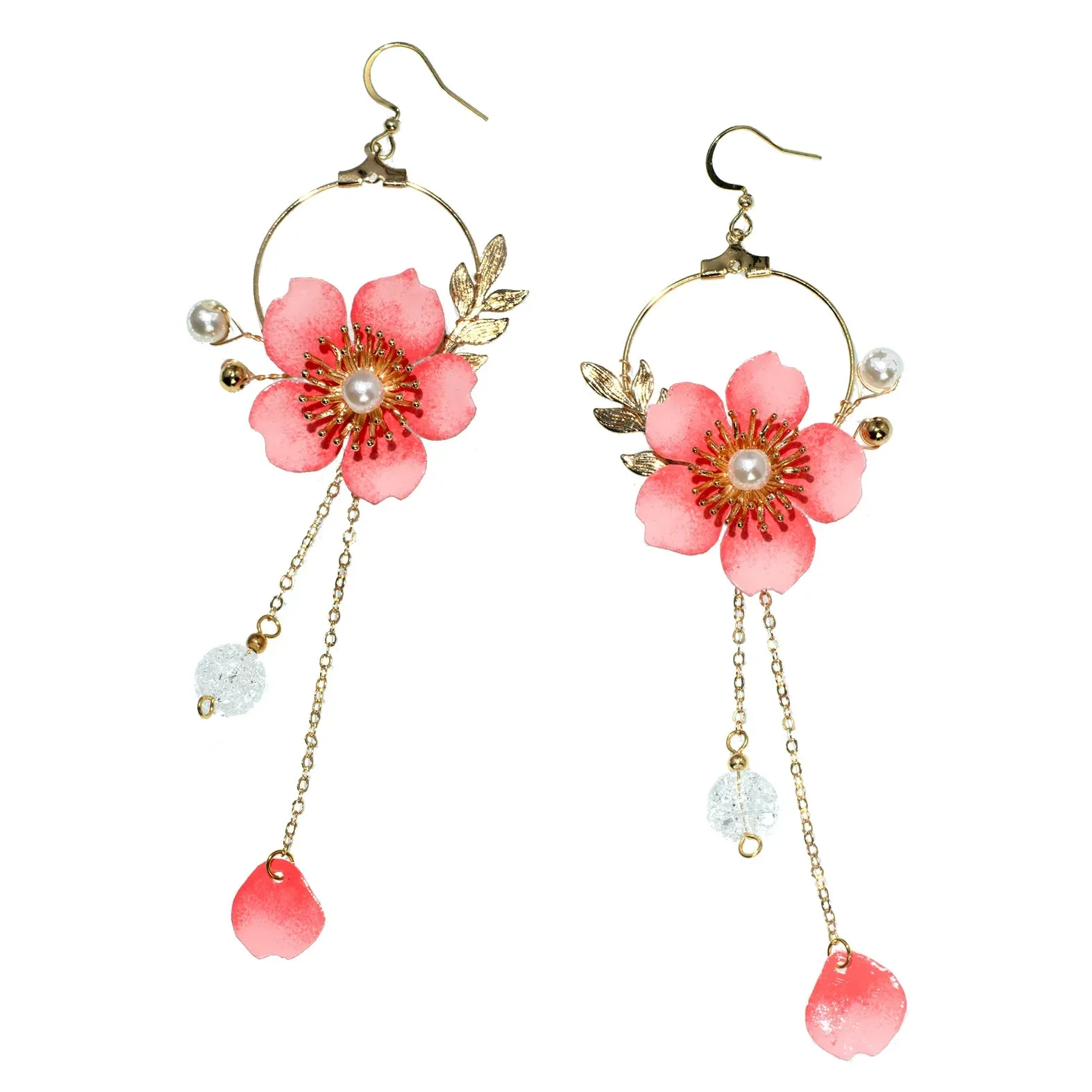 Sakura Moon Earrings Pink sold by Ivalo.com