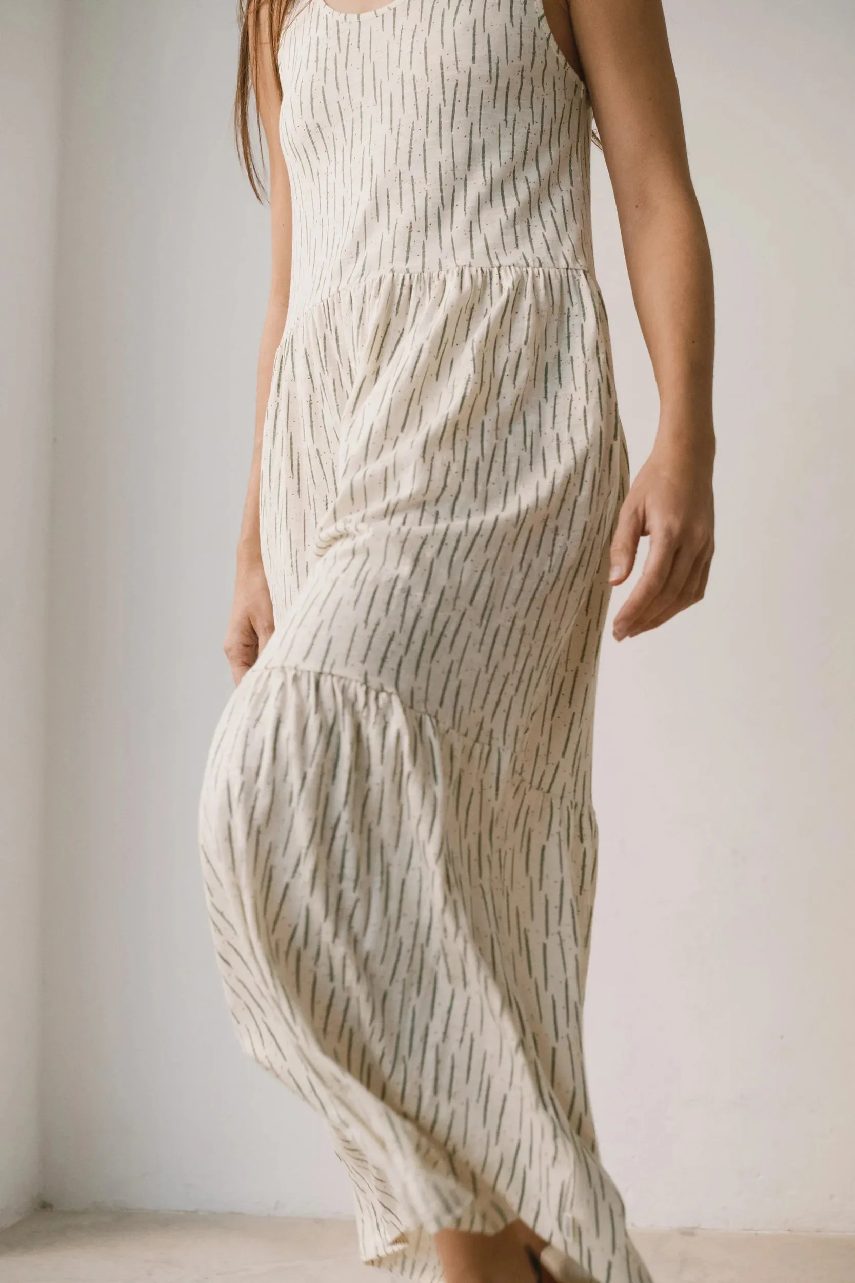 Alice Ruffled Long Dress Green Print sold by Ivalo.com product image thumbnail 3