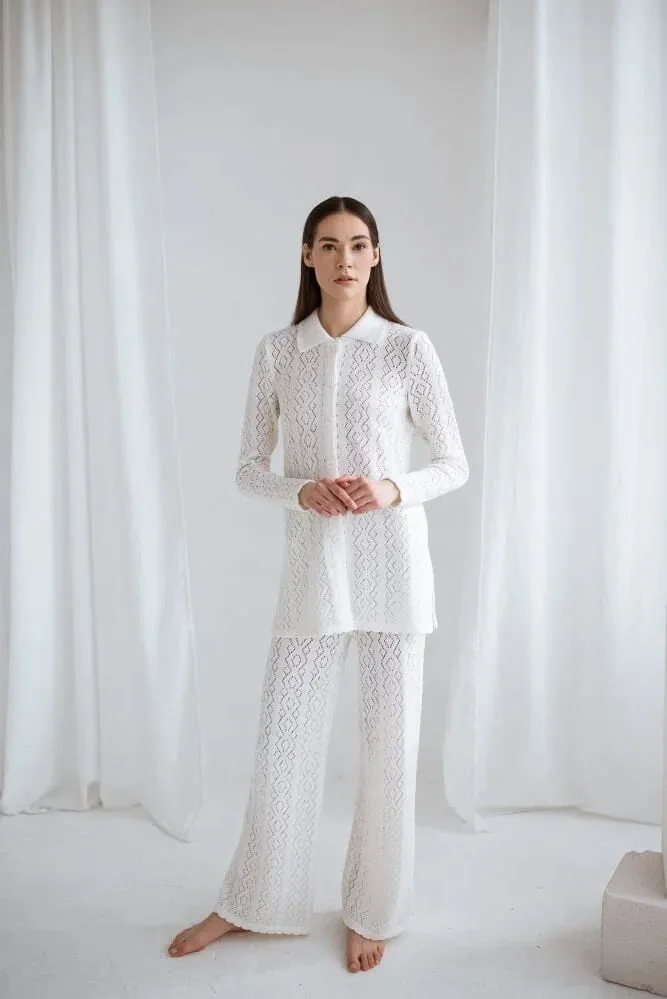 Button-Up Lace Shirt sold by Ivalo.com product image thumbnail 5