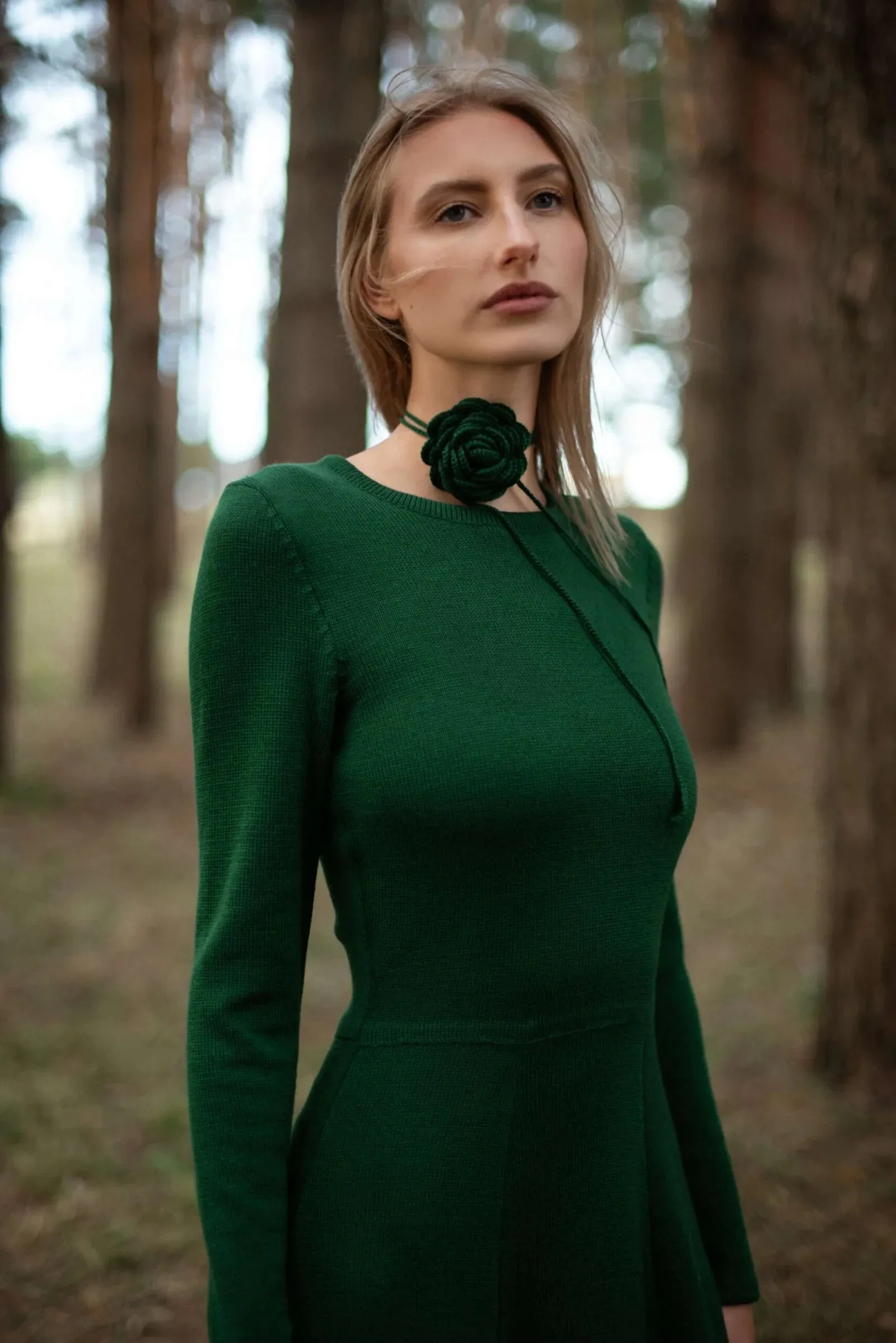 Mini A-line Dress Forest Green sold by Ivalo.com product image thumbnail 4