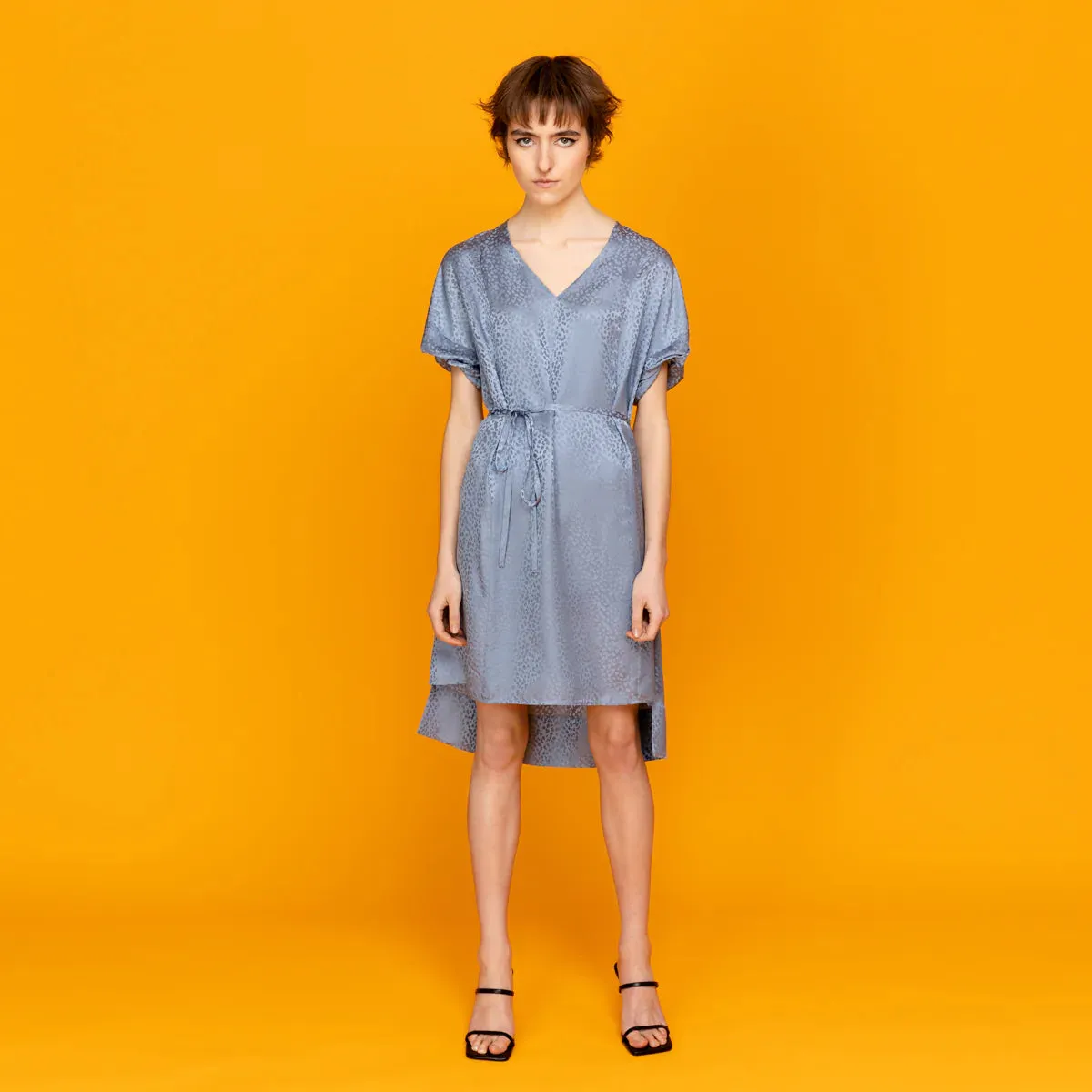 Day Silk Dress Blue Jacquard sold by Ivalo.com product image thumbnail 4