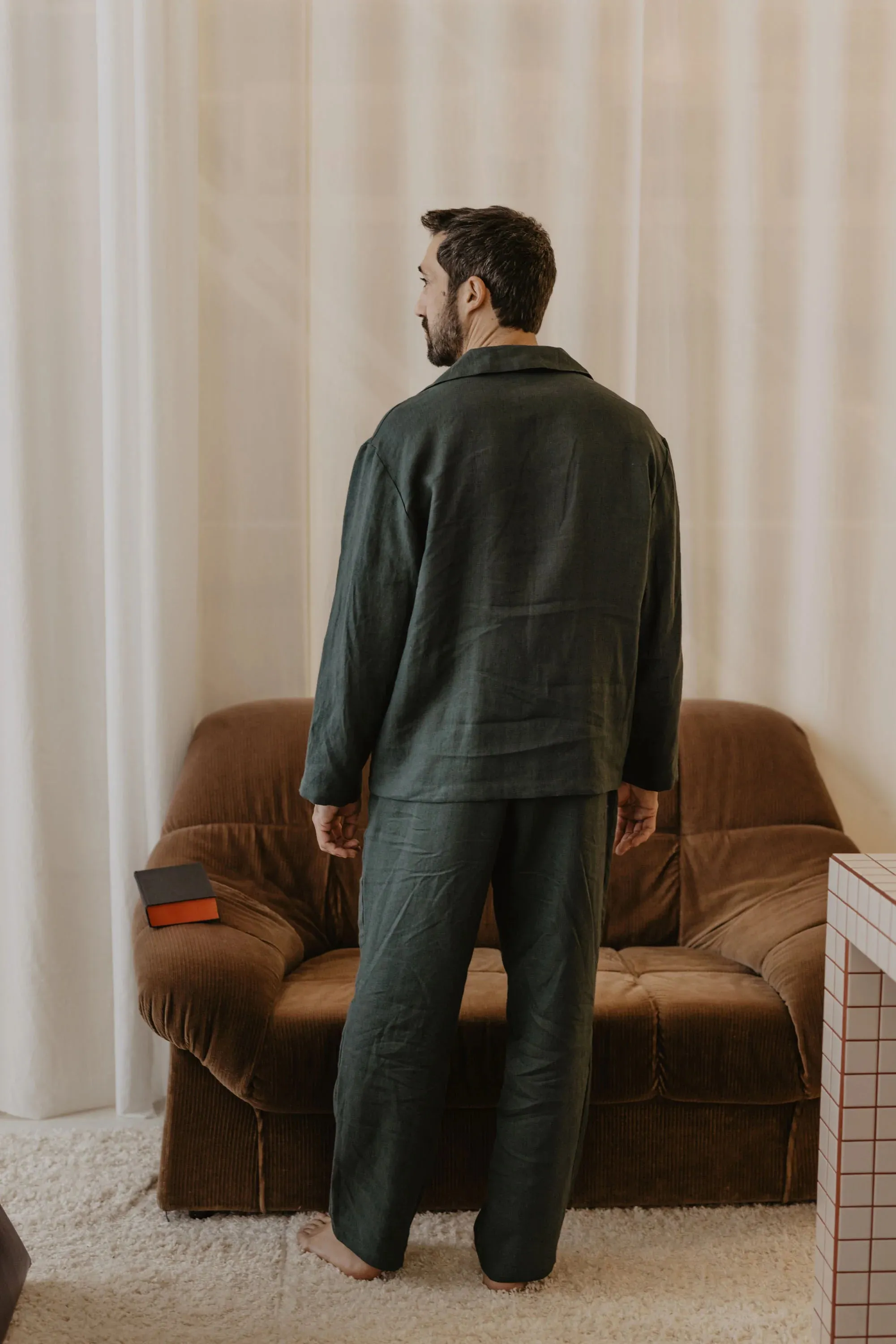 Perkūnas Linen Pyjama Set sold by Ivalo.com product image thumbnail 3