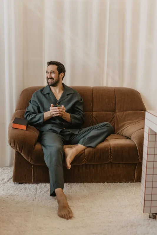 Perkūnas Linen Pyjama Set made by Ivalo.com