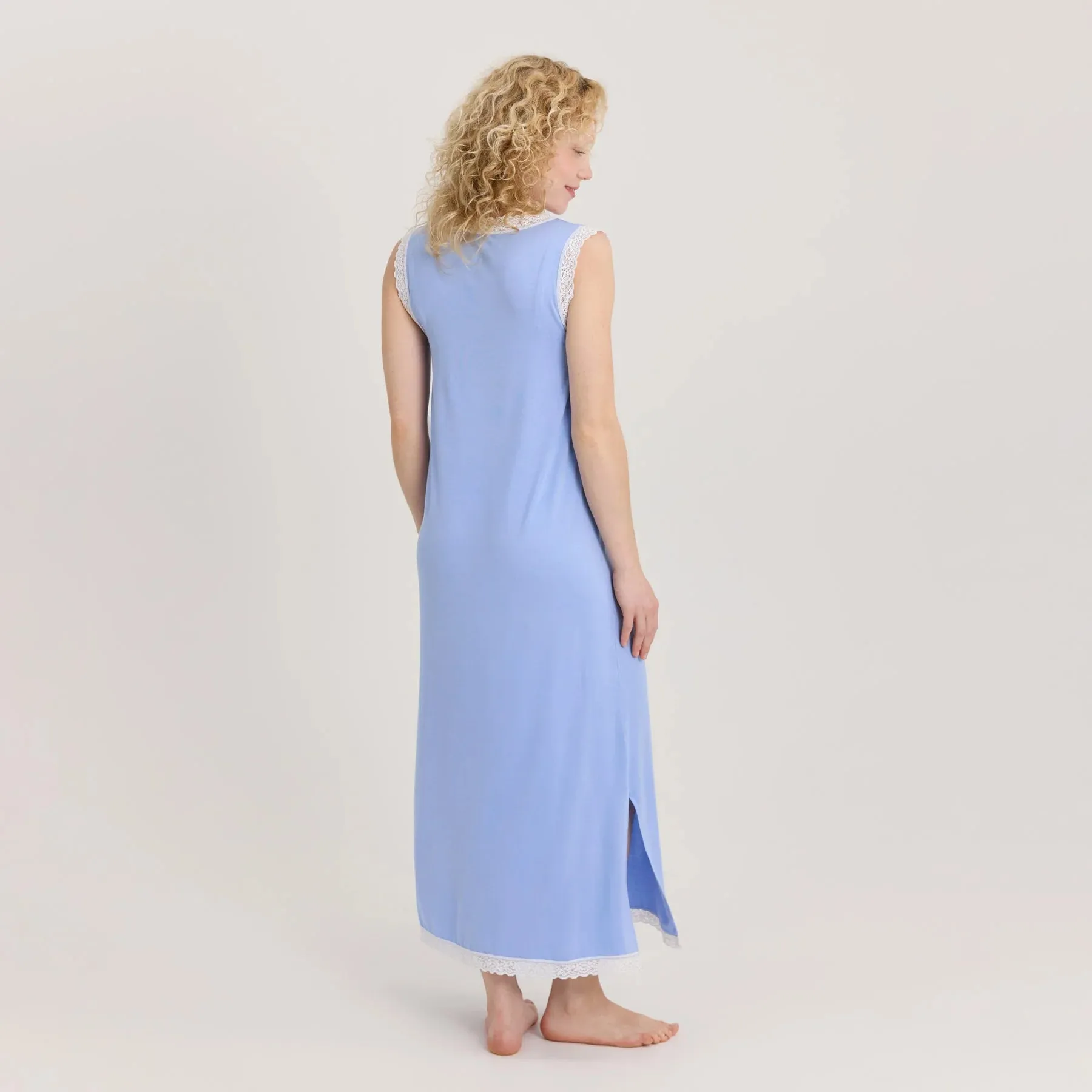 Eho Long Nightgown Light Blue sold by Ivalo.com product image thumbnail 2