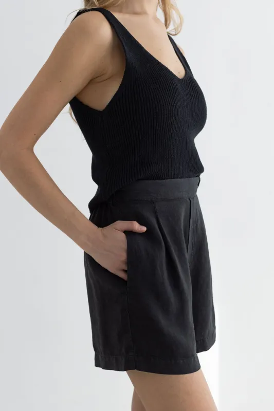 Makawao Top Black made by TWOTHIRDS