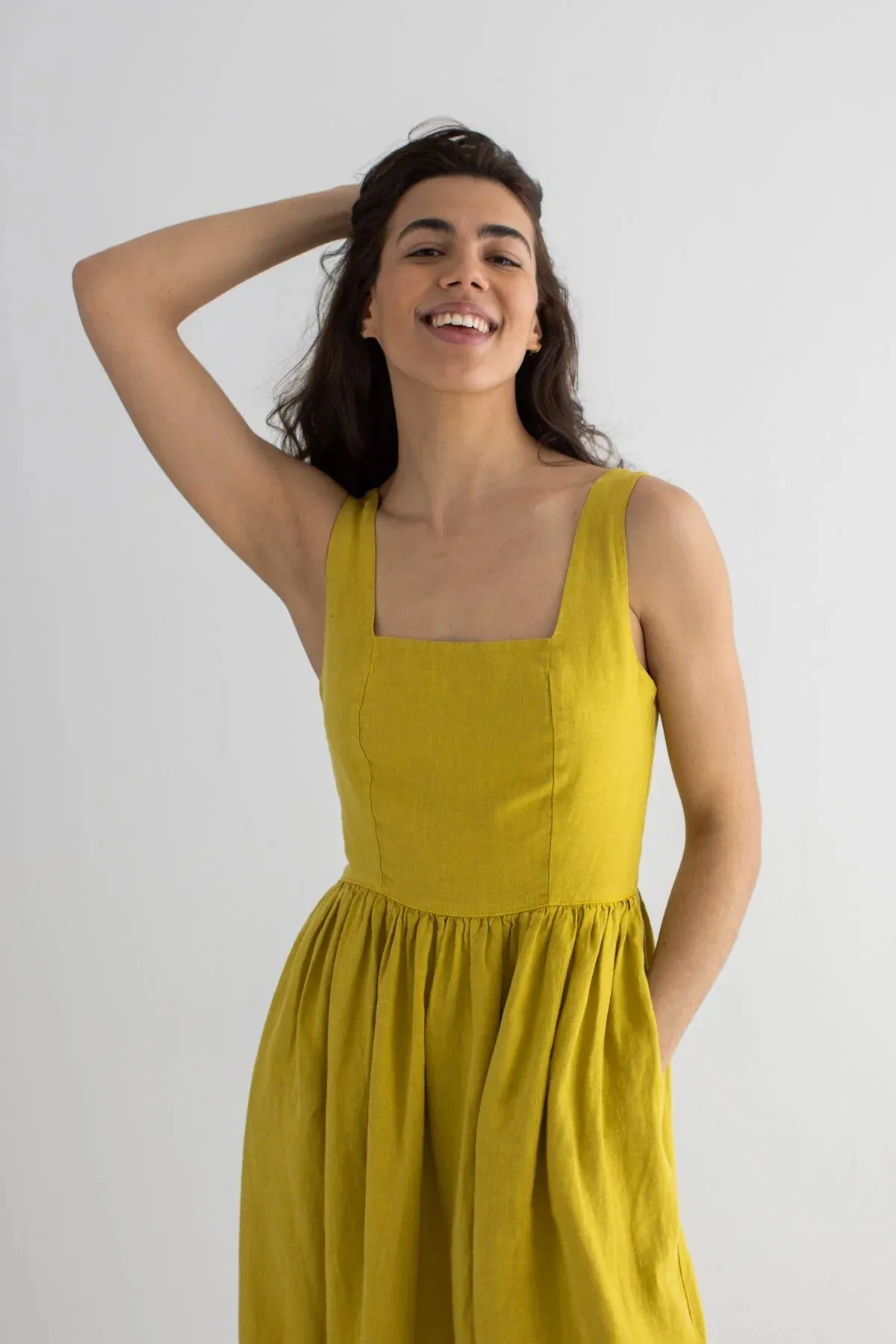Formentera Dress Golden Green sold by Ivalo.com product image thumbnail 5