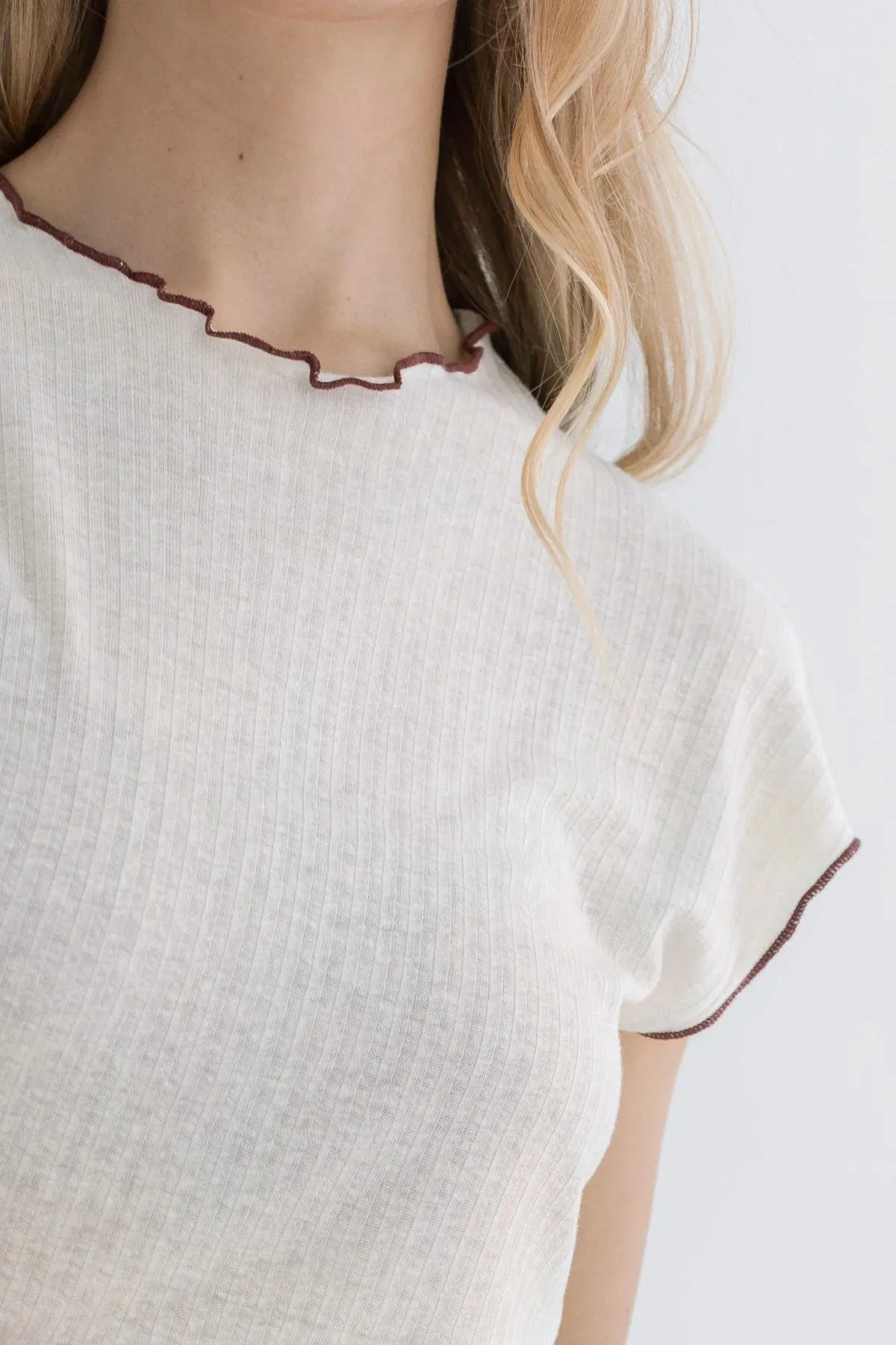 Lovrecina T-shirt Creme White sold by Ivalo.com product image thumbnail 5