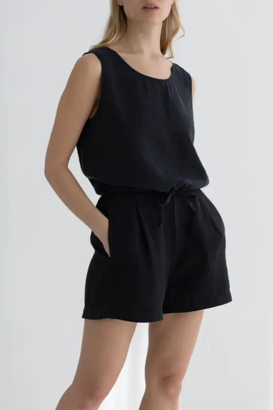 Harakka Shorts Black made by TWOTHIRDS