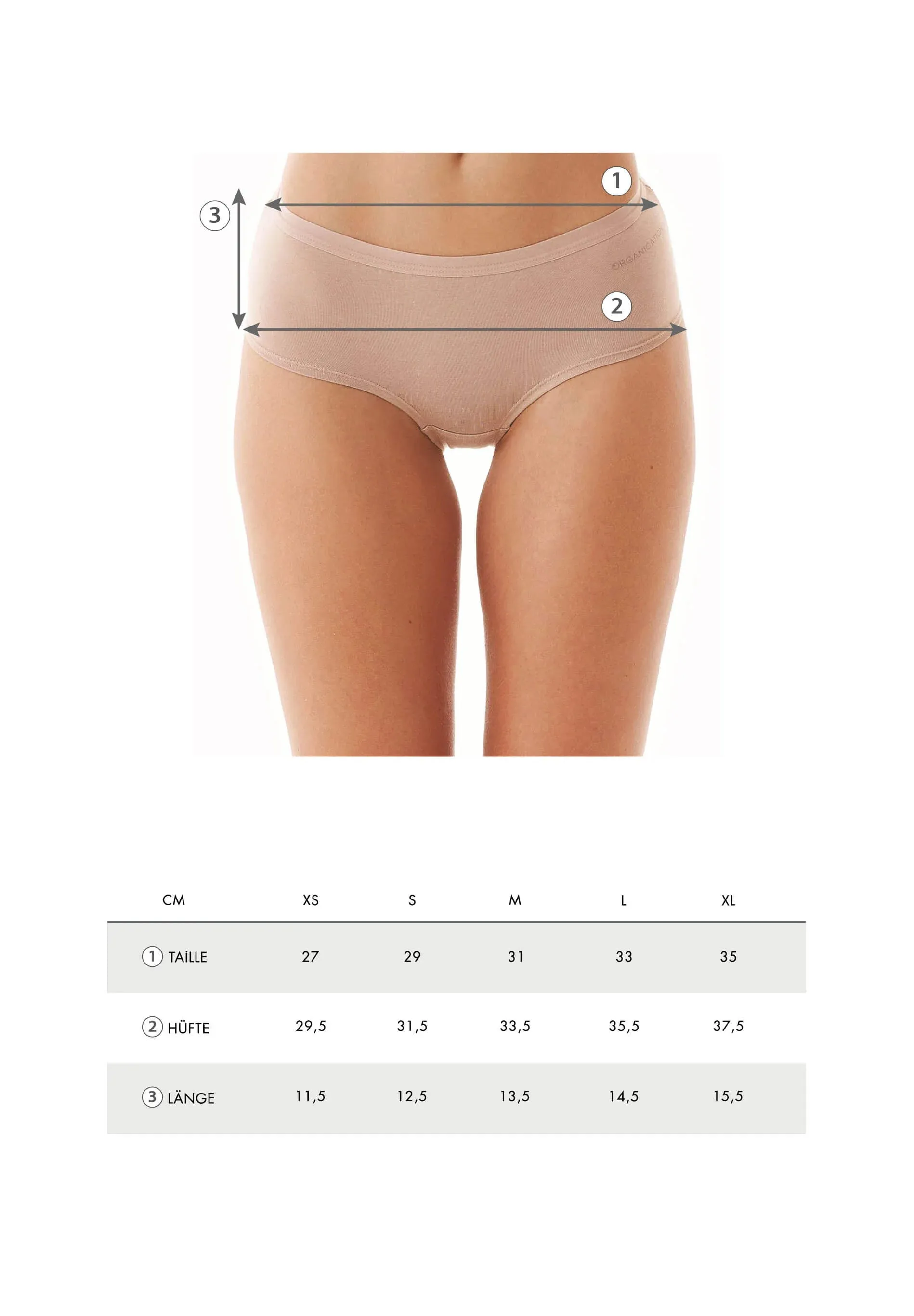 Karinna Hipster Underpants 3 Pack Off White & Grey Melange & Black sold by Ivalo.com product image thumbnail 5