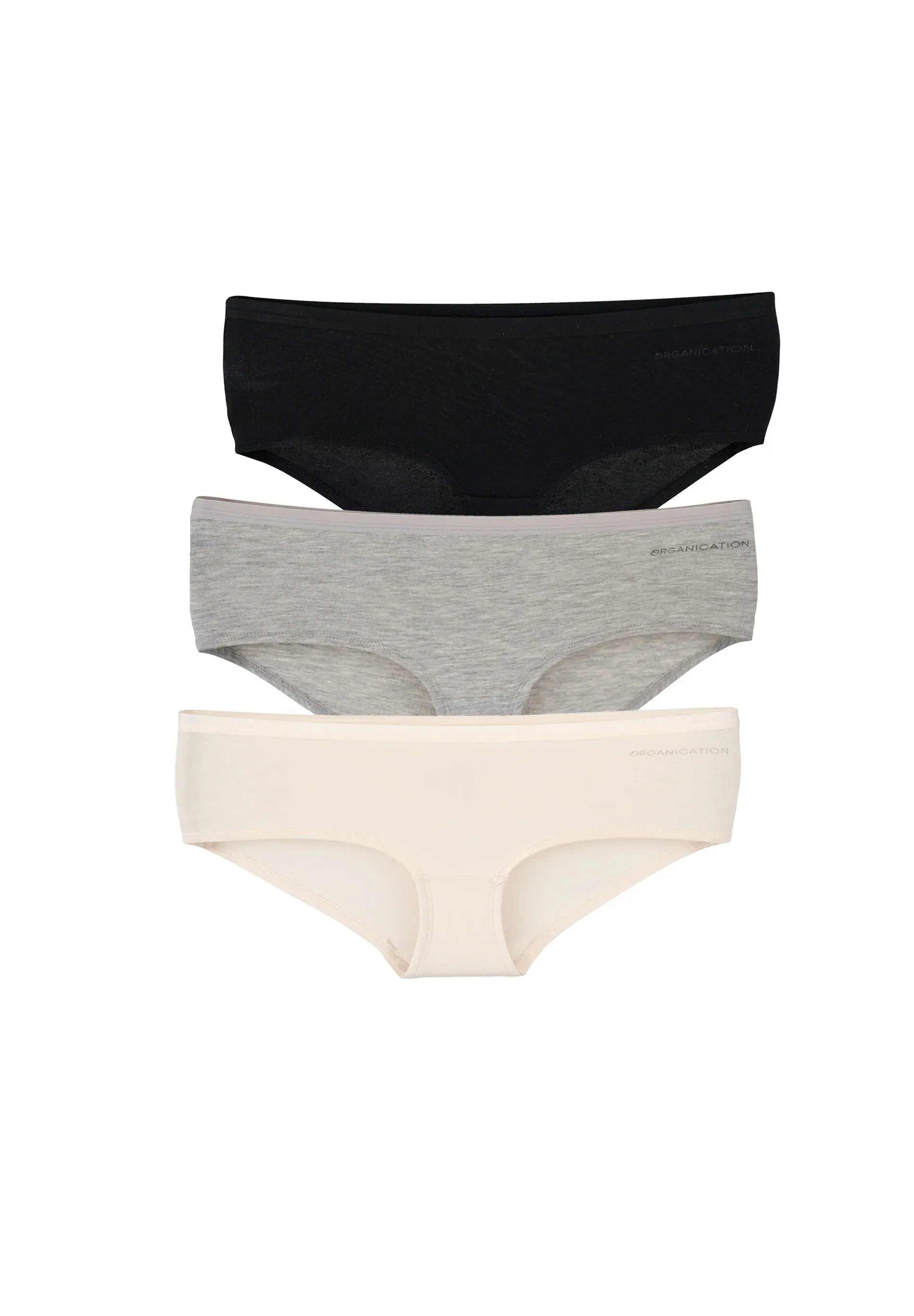 Karinna Hipster Underpants 3 Pack Off White & Grey Melange & Black sold by Ivalo.com product image thumbnail 2