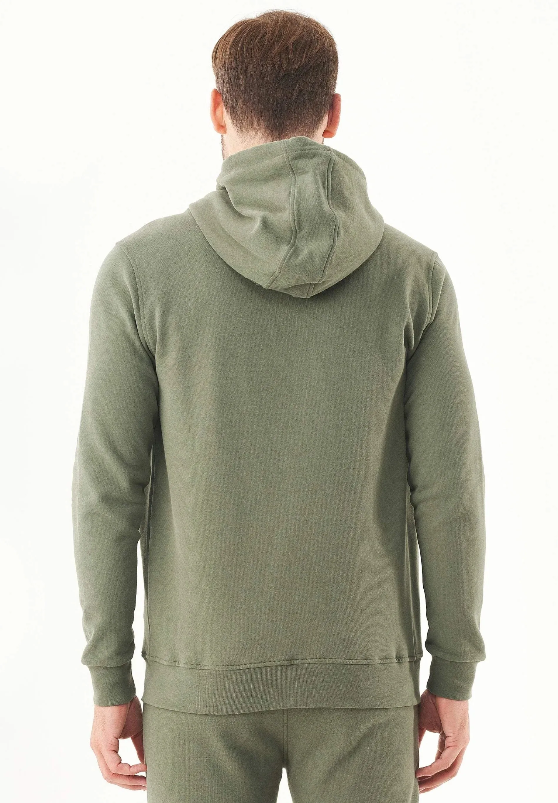 Men's Soft Touch Hoodie Mid Olive Green sold by Ivalo.com product image thumbnail 4