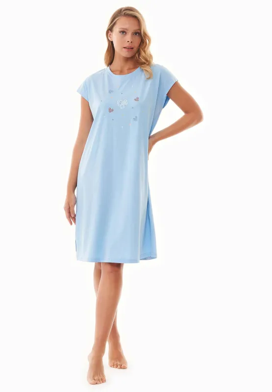 Danveer Nightgown Light Blue made by Ivalo.com