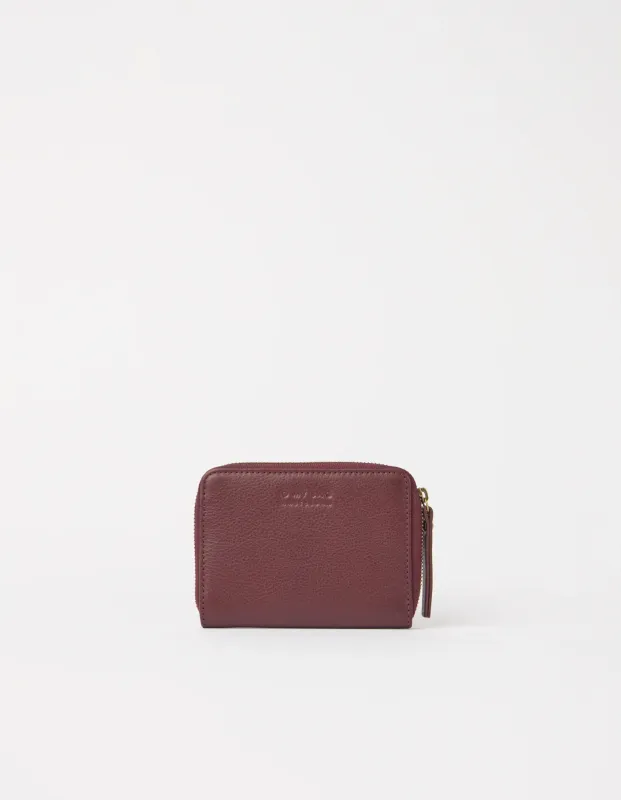 Robbie Wallet Dark Cherry Red made by Ivalo.com