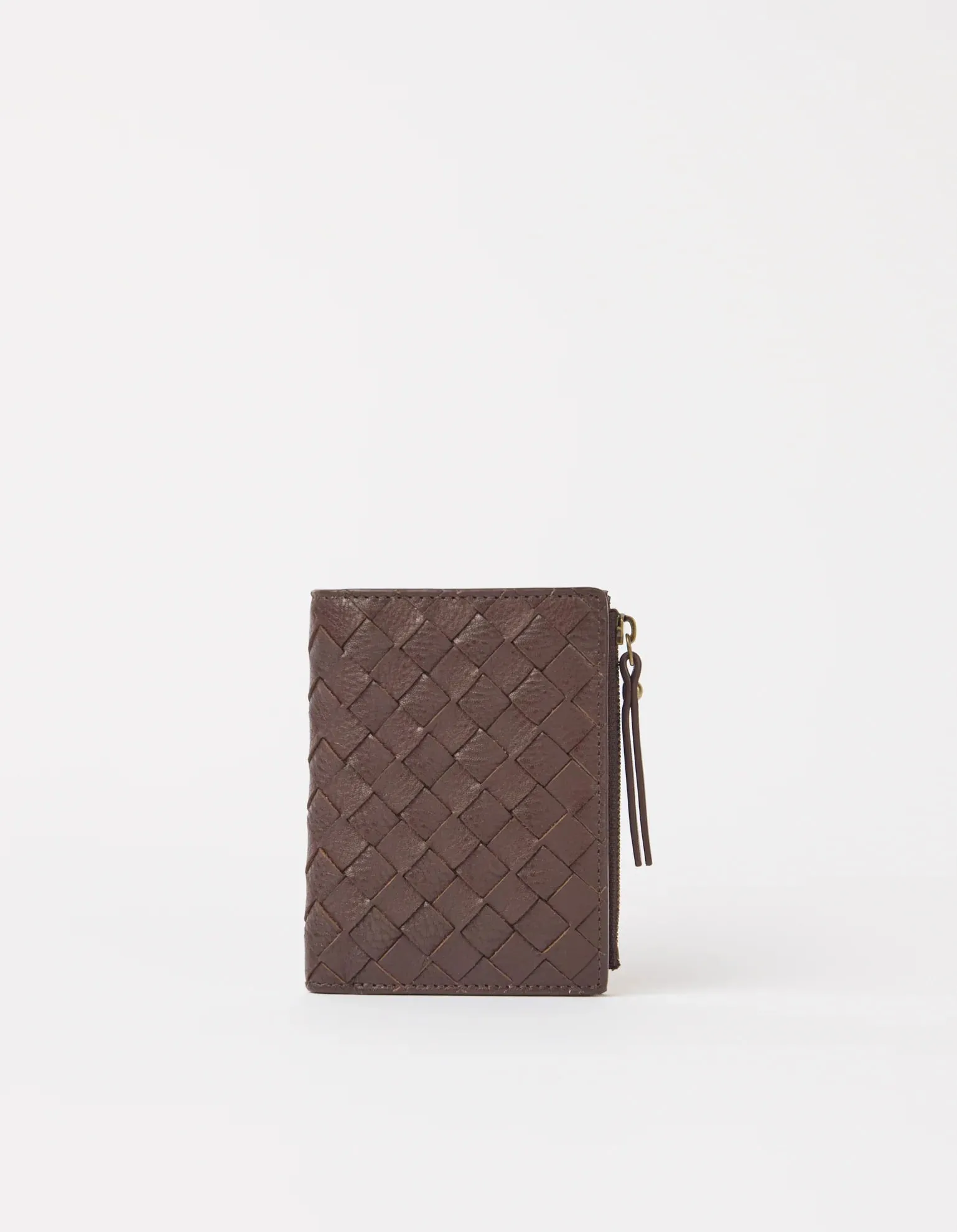 Jamie Wallet Woven Chocolate Brown sold by Ivalo.com