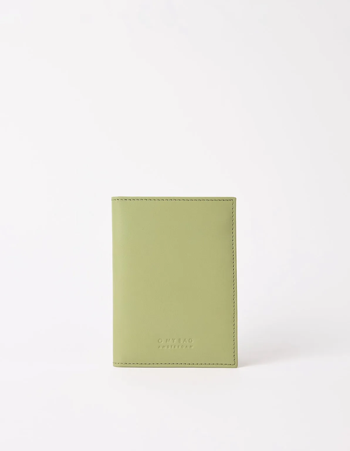 Passport Holder Tea Green Classic Leather sold by Ivalo.com