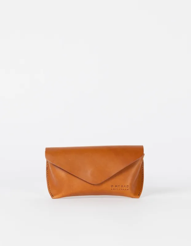 Spectacle Case Cognac Classic Leather made by Ivalo.com