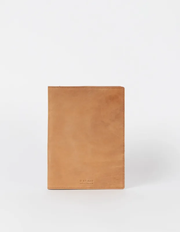 Notebook Cover Camel Hunter Leather made by Ivalo.com