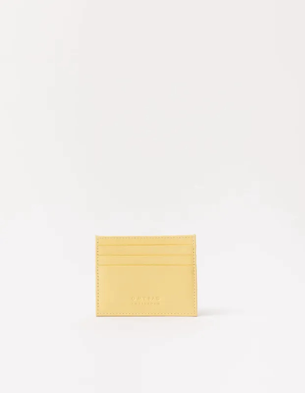 Mark's Cardcase Maxi Classic Leather Butter Yellow made by Ivalo.com