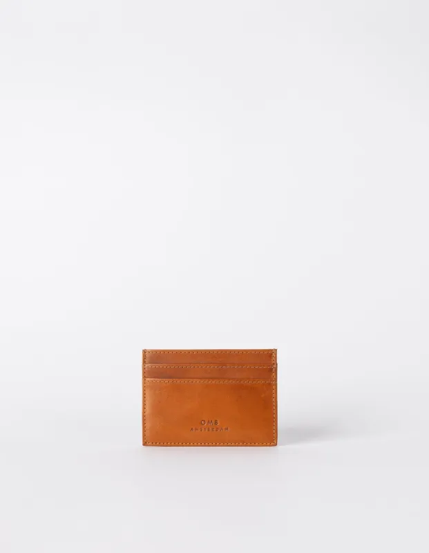 Mark's Cardcase Classic Leather Cognac made by Ivalo.com