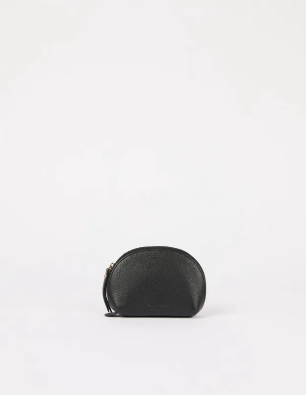 Make Up Case Small Black Soft Grain made by Ivalo.com