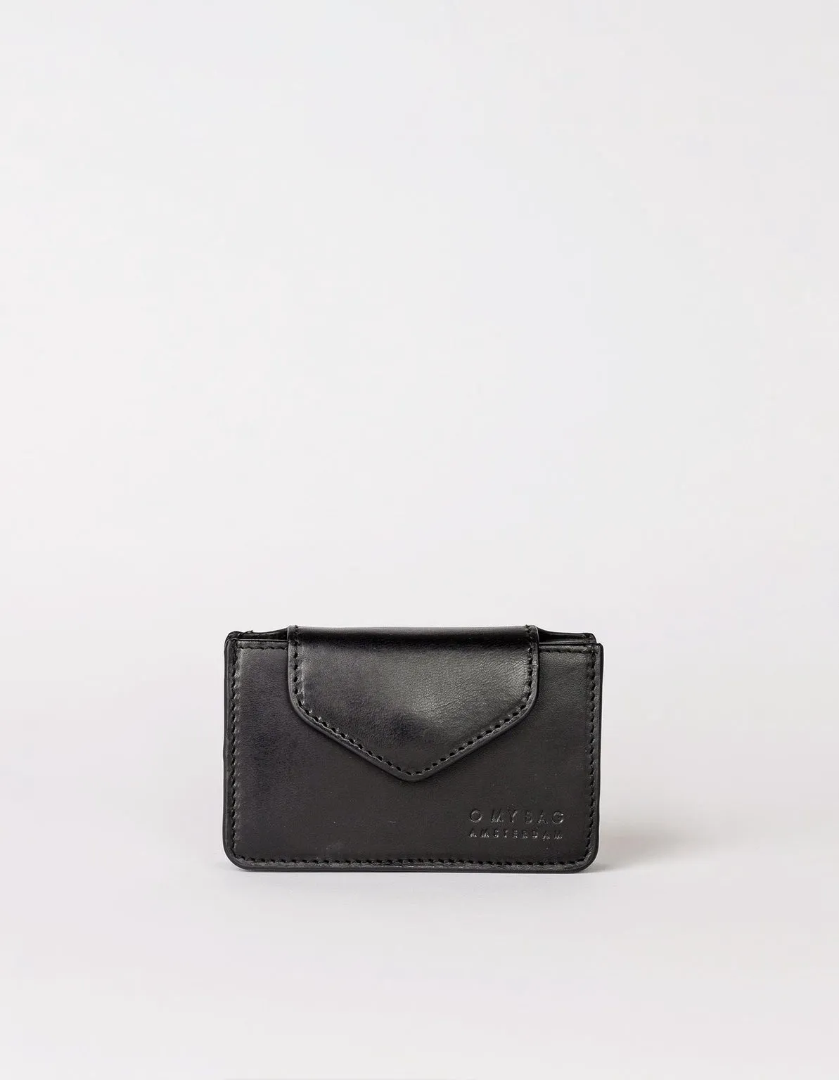 Harmonica Wallet Black Classic Leather sold by Ivalo.com