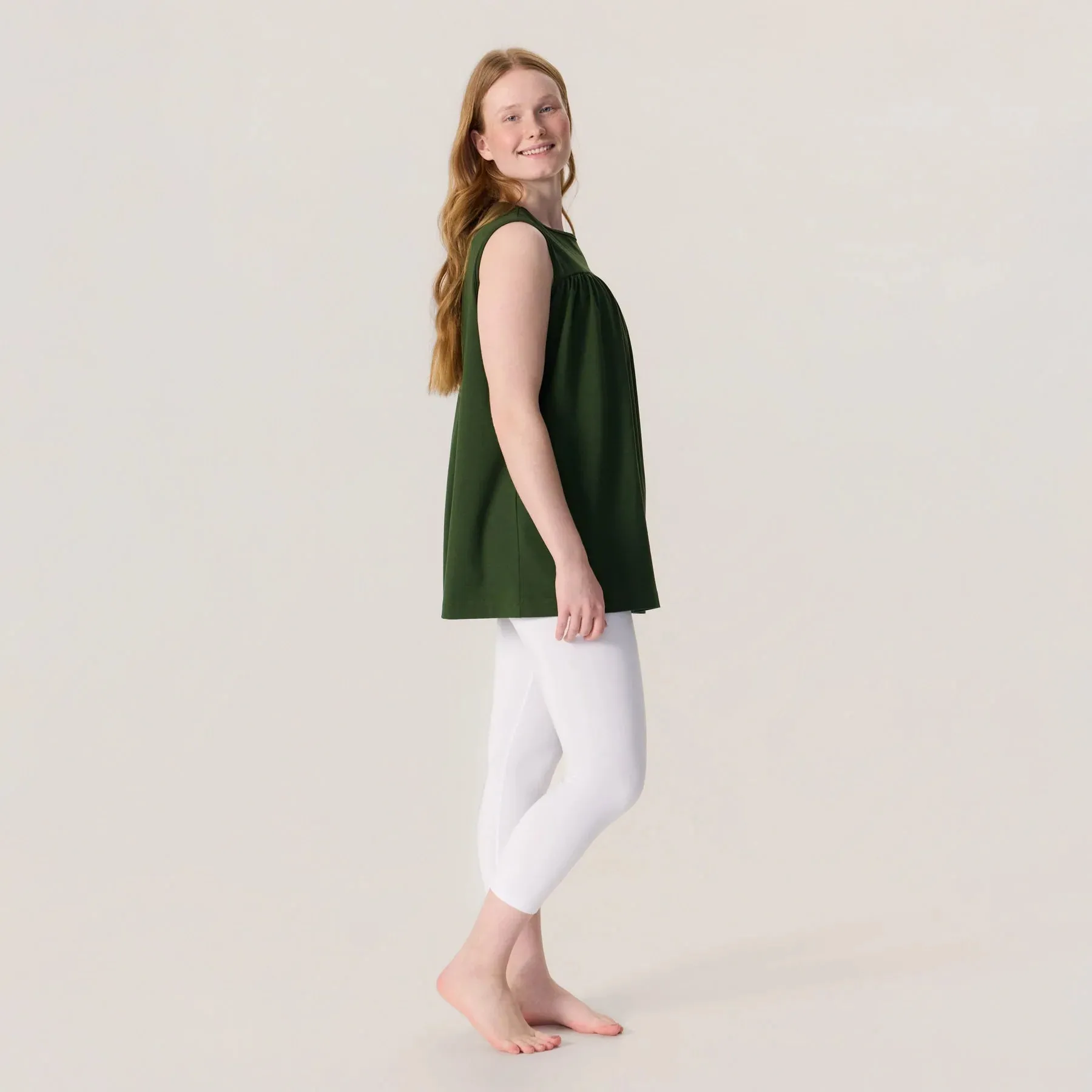 Lempi Bamboo Capri Leggings White sold by Ivalo.com product image thumbnail 2