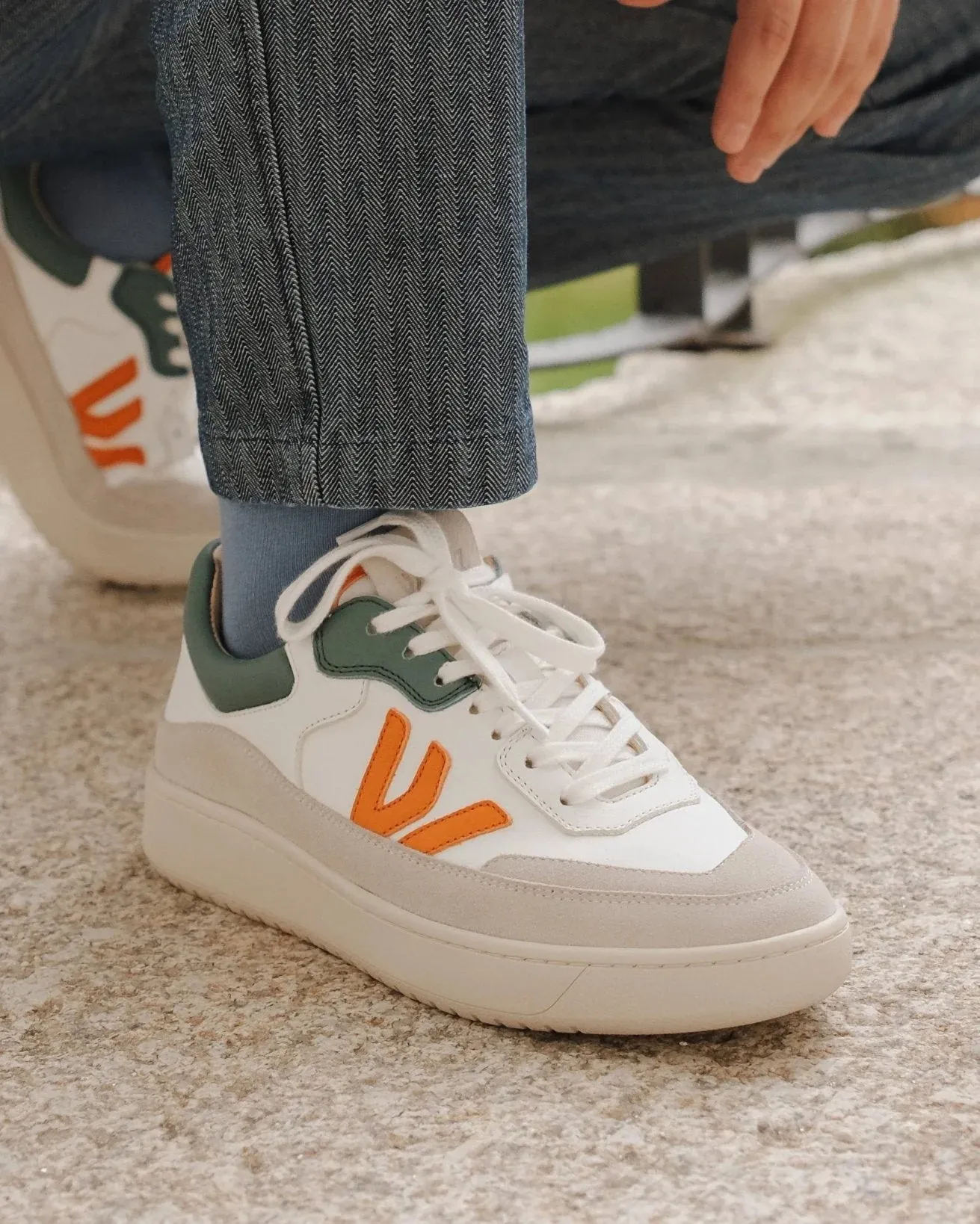 Misfit Sneakers White Green Orange sold by Ivalo.com product image thumbnail 2
