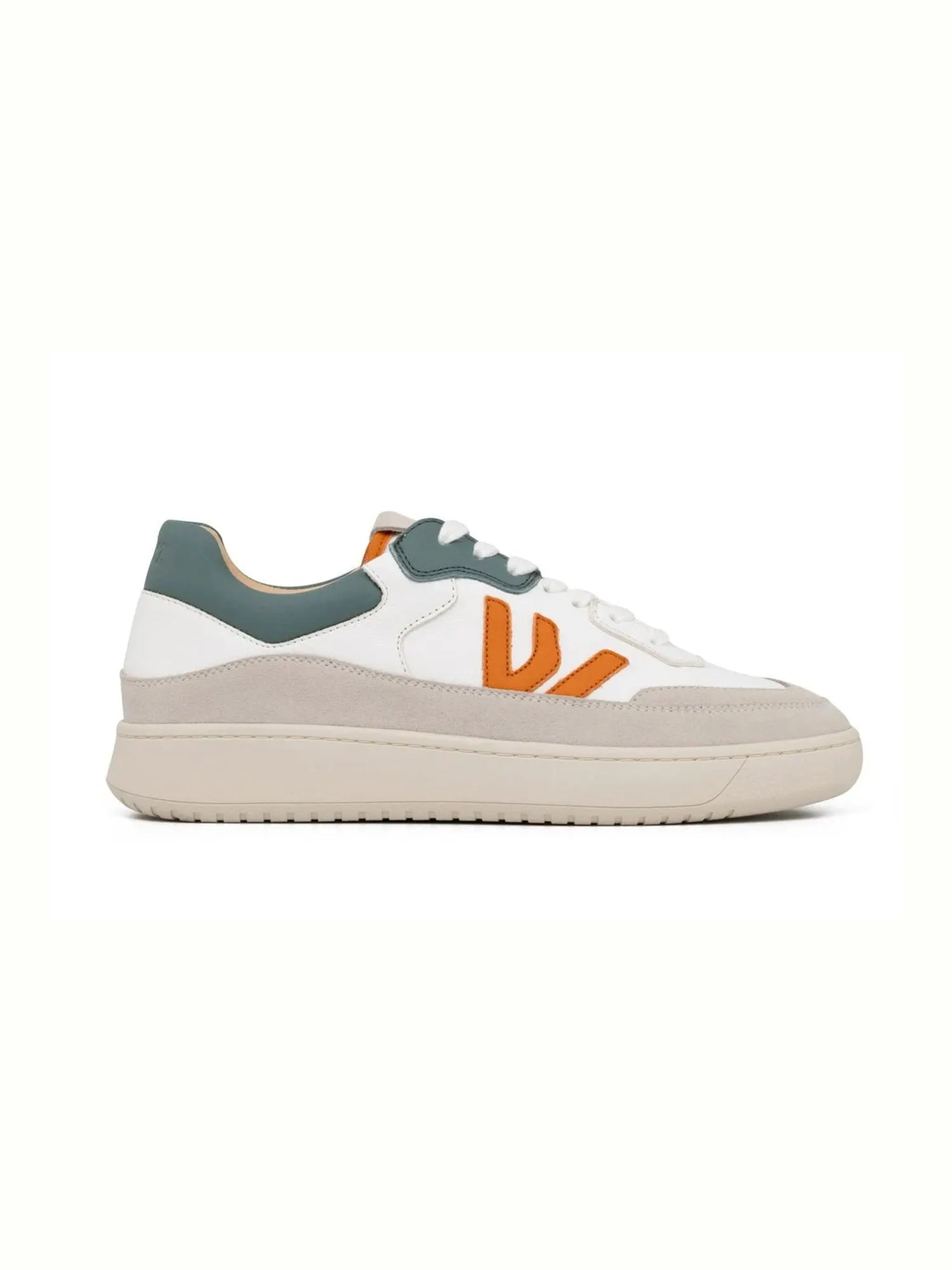 Misfit Sneakers White Green Orange sold by Ivalo.com