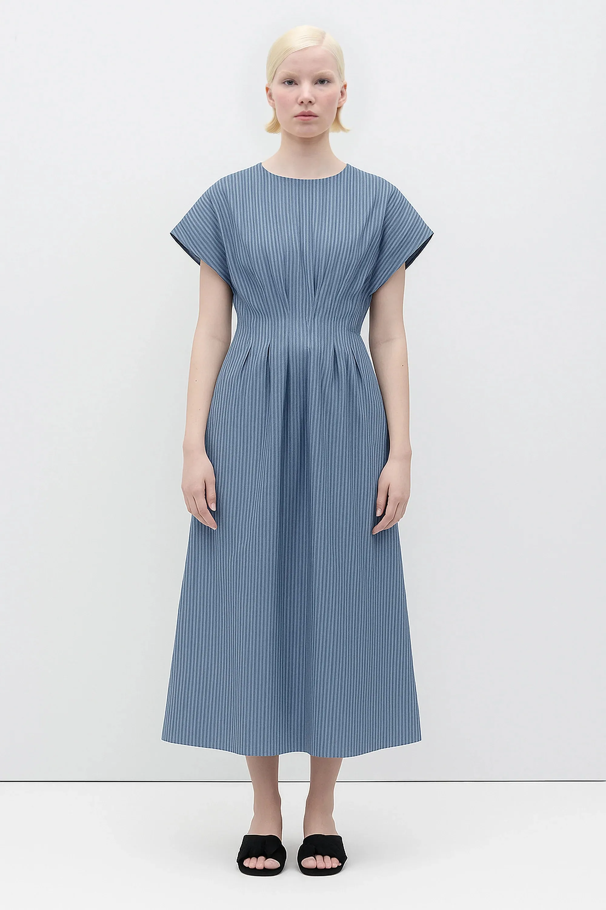 Sybille Dress Blue Stripes sold by Ivalo.com