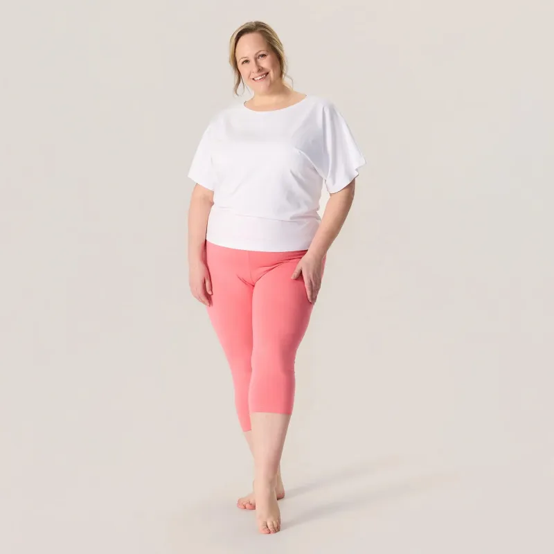 Lempi Bamboo Capri Coral Pink made by Ivalo.com