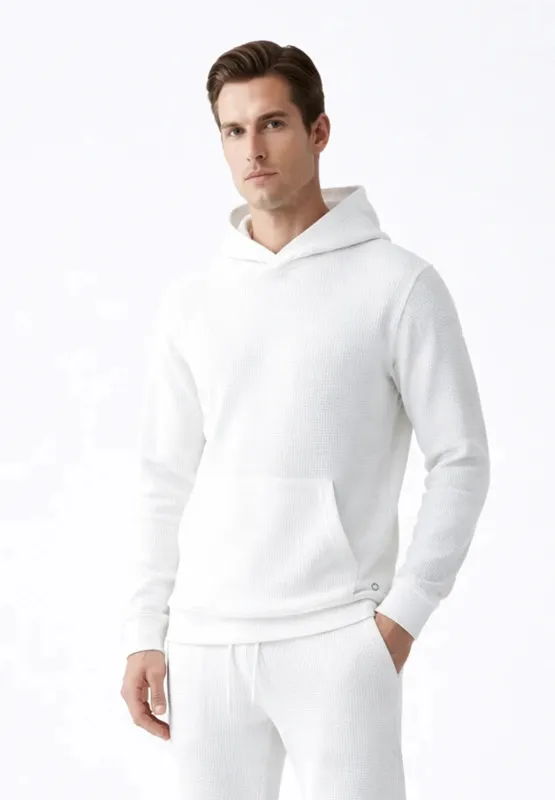 Hectorr Waffle Hoodie Off-White made by Ivalo.com