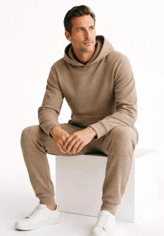Hectorr Waffle Hoodie Gravel made by Ivalo.com