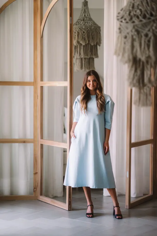 Lily Dress Light Blue made by Ivalo.com