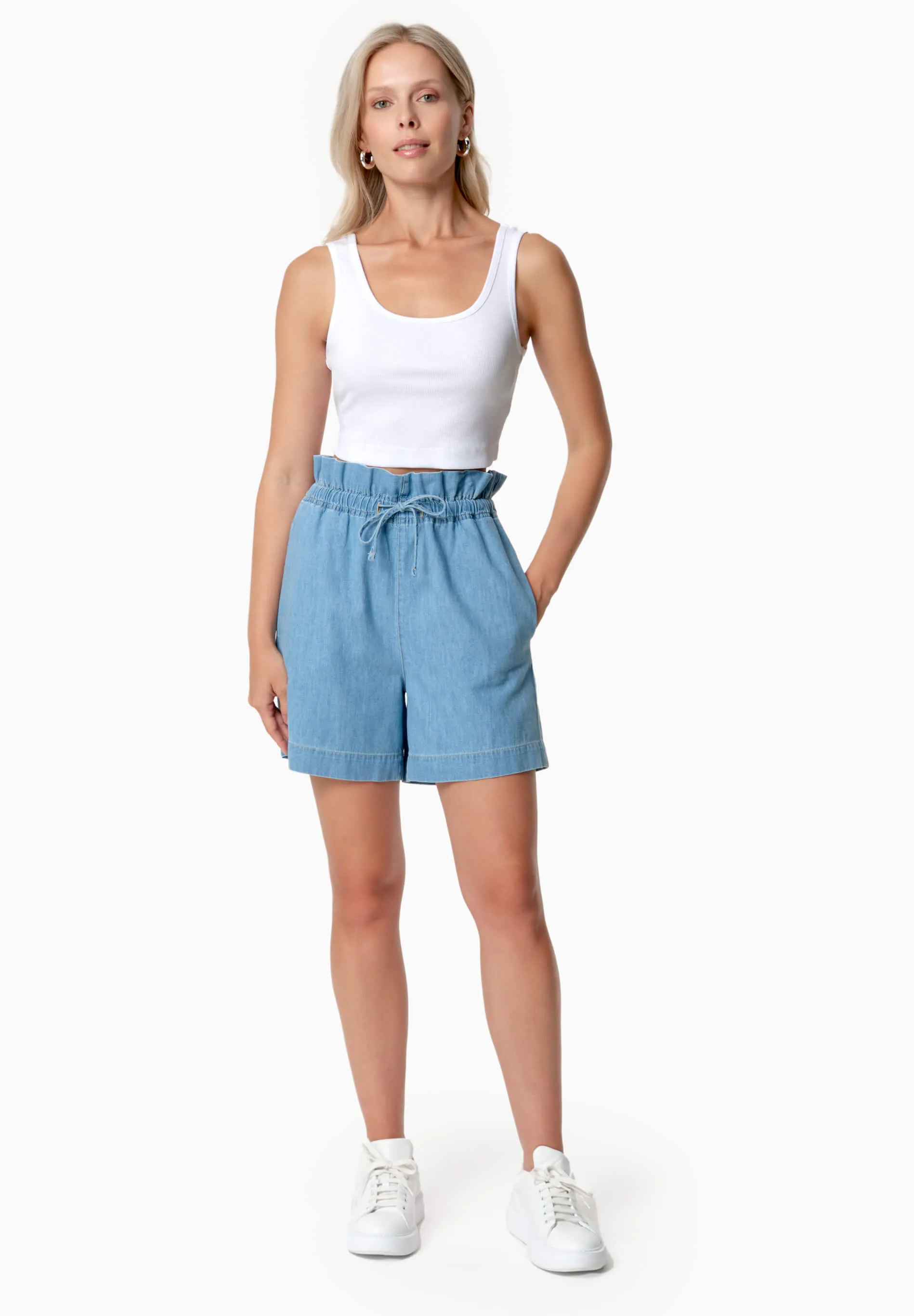 Iriss Cropped Top White sold by Ivalo.com product image thumbnail 2