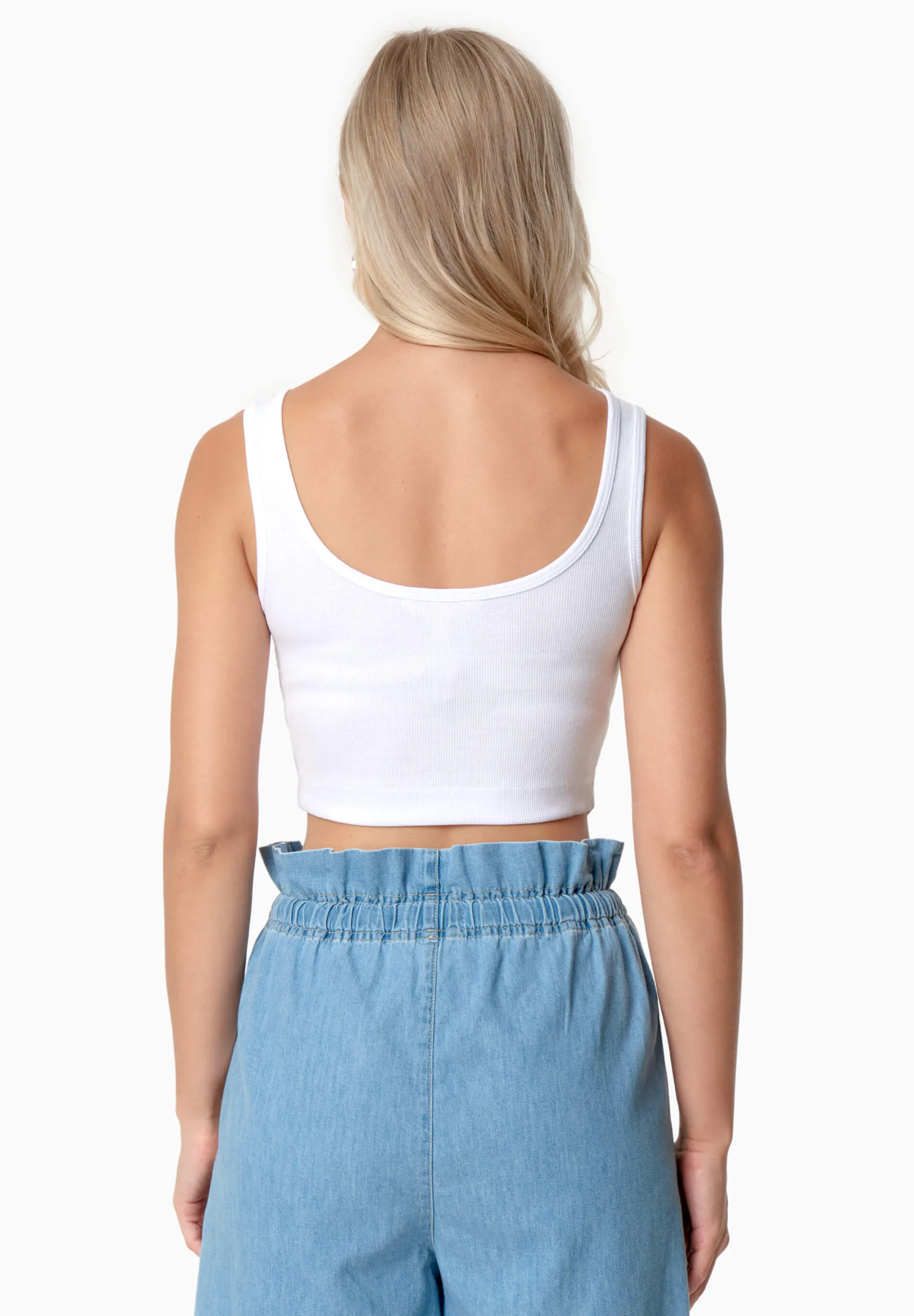Iriss Cropped Top White sold by Ivalo.com product image thumbnail 4