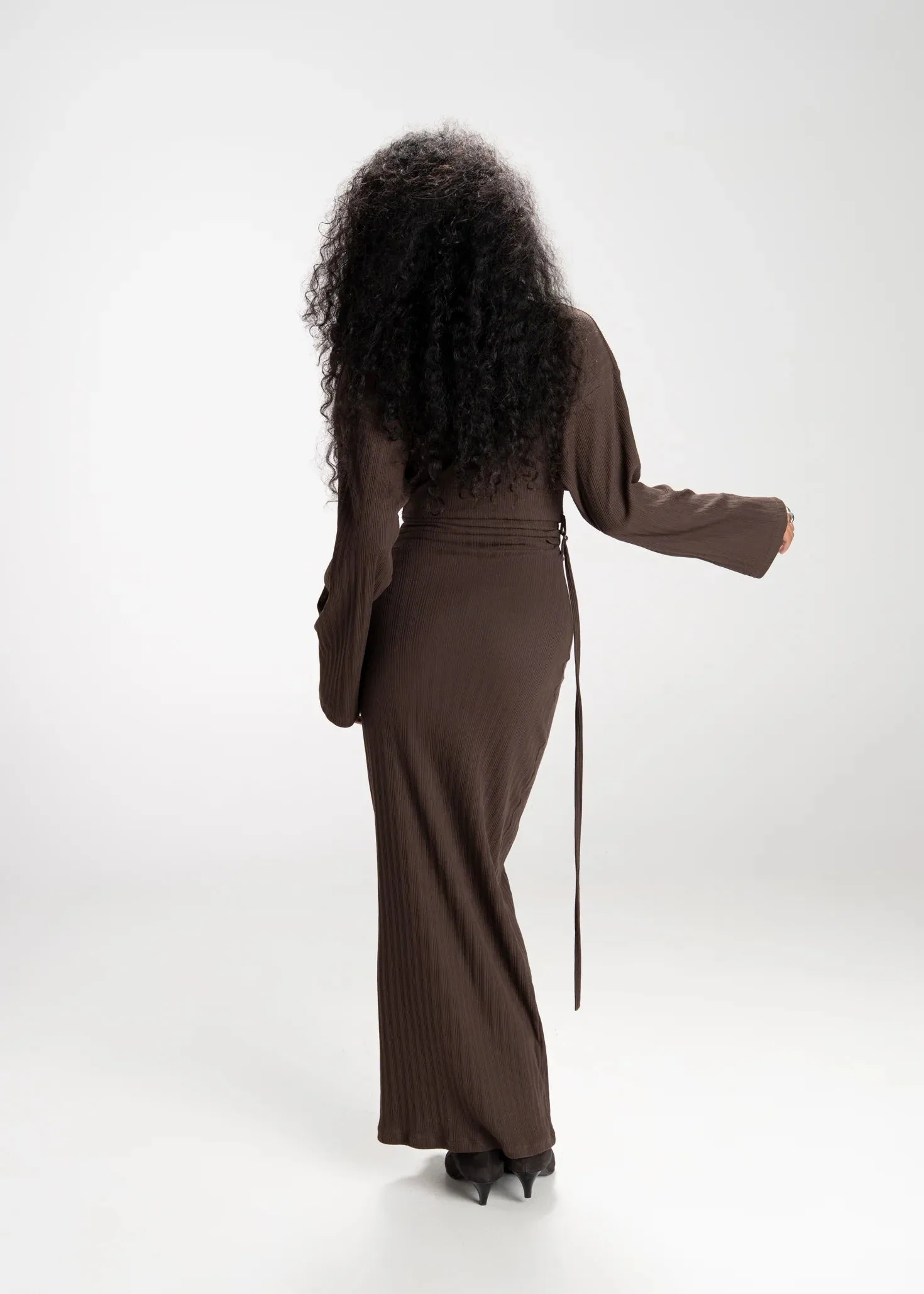 Espresso Maxi Dress Brown sold by Ivalo.com product image thumbnail 2