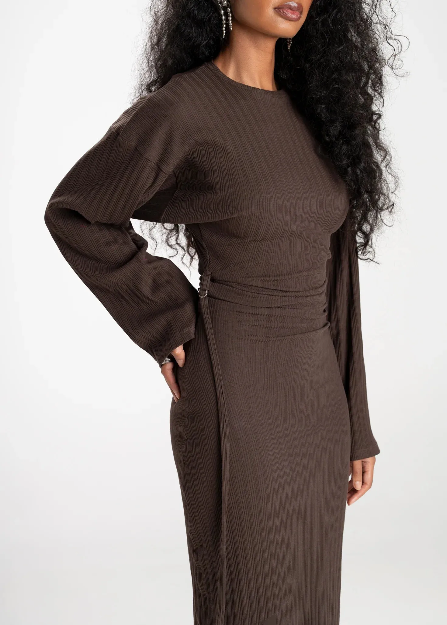 Espresso Maxi Dress Brown sold by Ivalo.com product image thumbnail 3