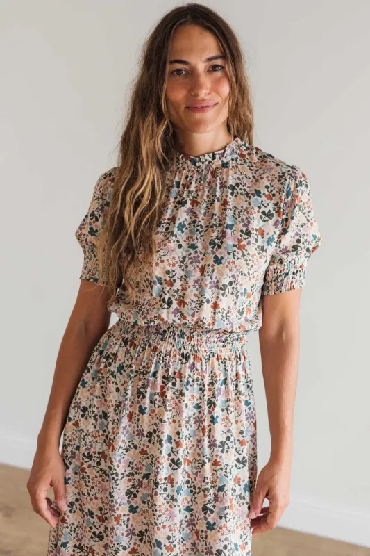 Grassholm Dress Medium Flower made by TWOTHIRDS