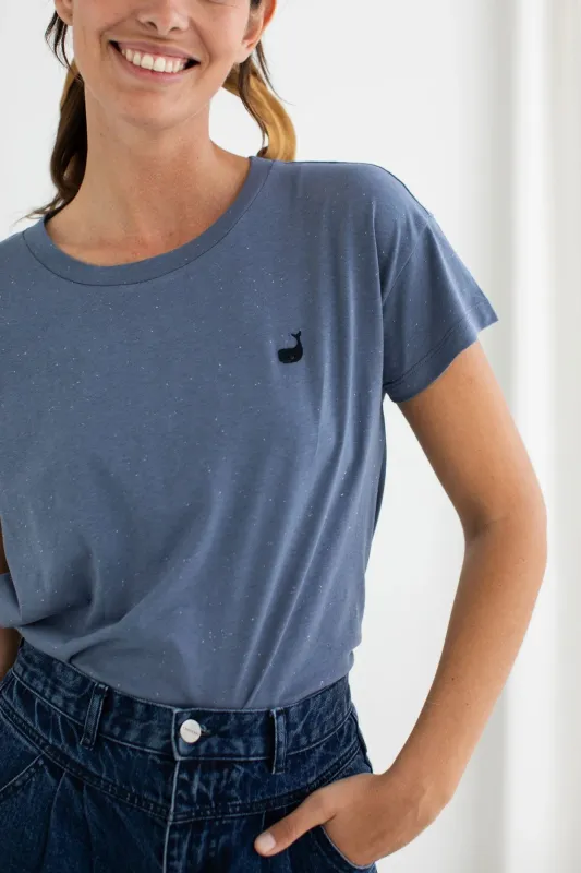 Sepanggar Tee Vintage Indigo Blue made by TWOTHIRDS