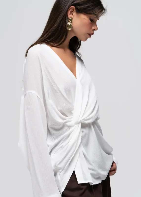 Esme Blouse White made by Ivalo.com