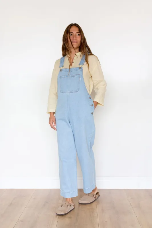 Elba Jumpsuit Fresh Blue made by TWOTHIRDS